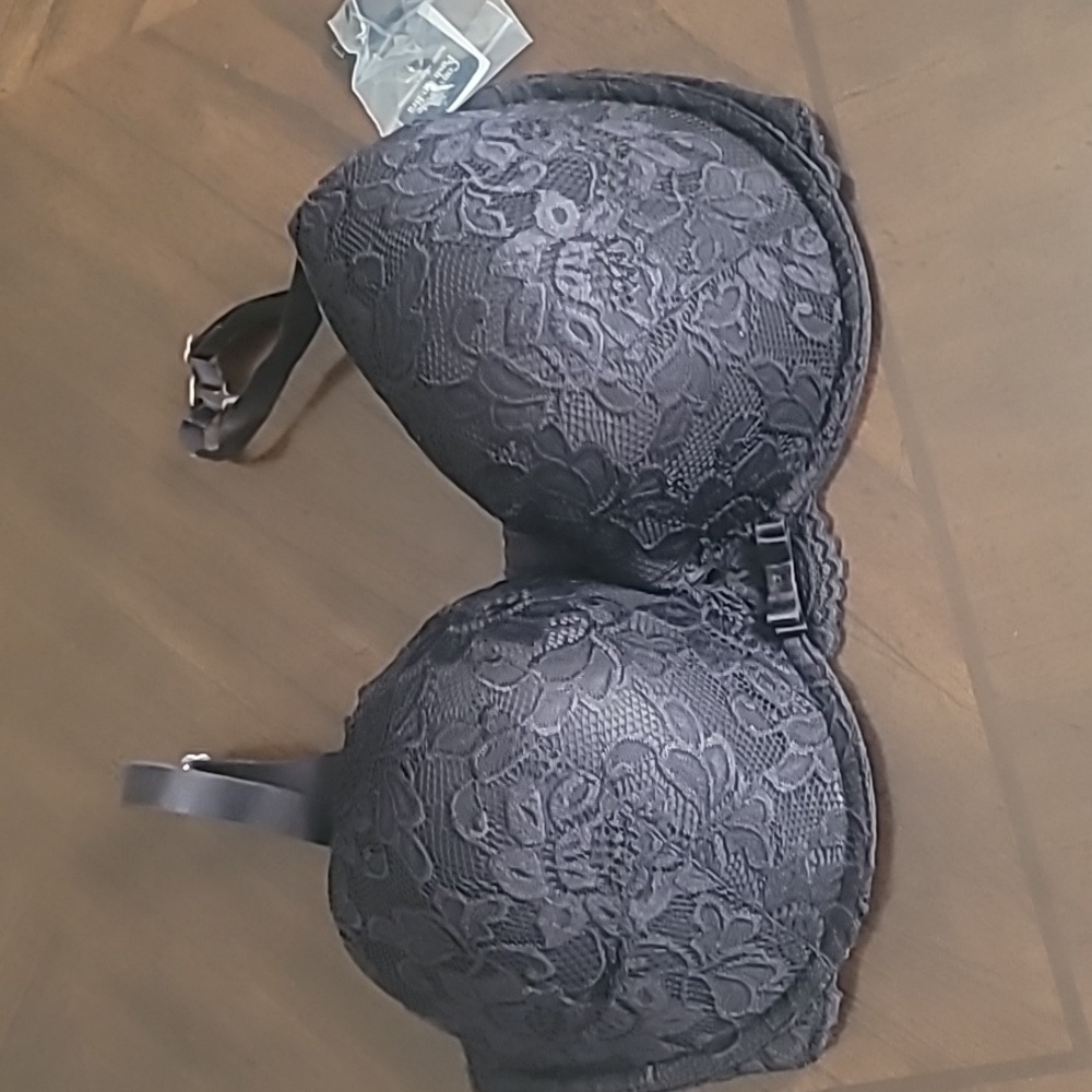 Fredericks of Hollywood Jessica Lace Push up Padded Bra in Black